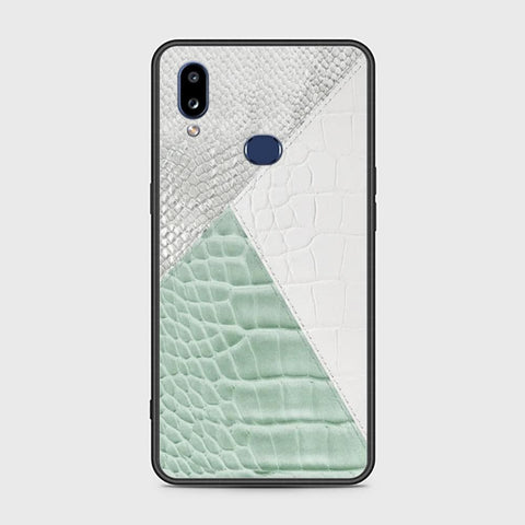 Samsung Galaxy A10s Cover - Printed Skins Series - HQ Ultra Shine Premium Infinity Glass Soft Silicon Borders Case