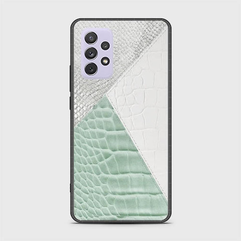 Samsung Galaxy A72 Cover - Printed Skins Series - HQ Ultra Shine Premium Infinity Glass Soft Silicon Borders Case