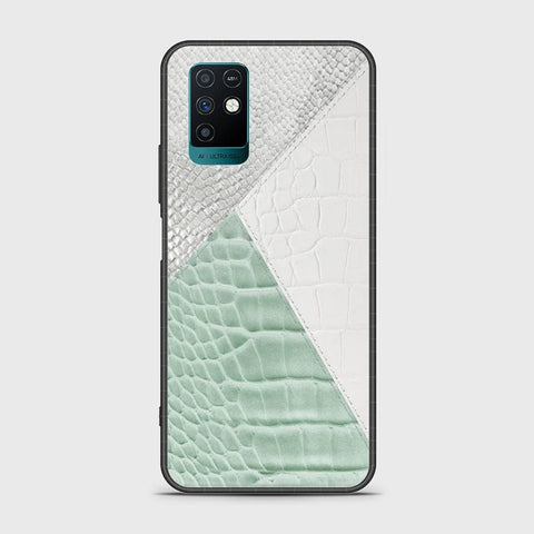 Infinix Note 10 Cover- Printed Skins Series - HQ Ultra Shine Premium Infinity Glass Soft Silicon Borders Case