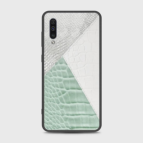 Samsung Galaxy A30s Cover - Printed Skins Series - HQ Ultra Shine Premium Infinity Glass Soft Silicon Borders Case