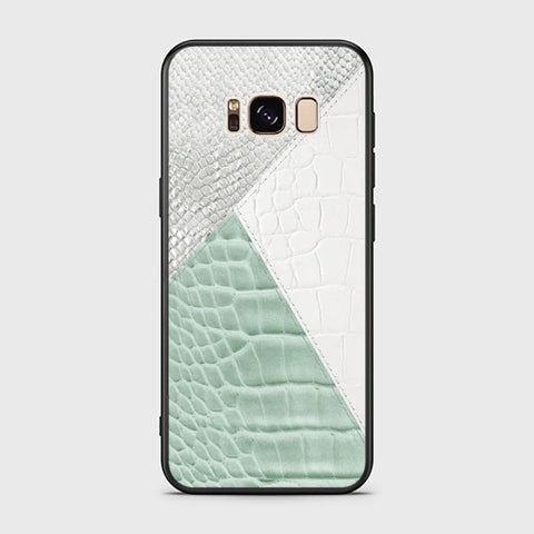 Samsung Galaxy S8 Plus Cover - Printed Skins Series - HQ Ultra Shine Premium Infinity Glass Soft Silicon Borders Case