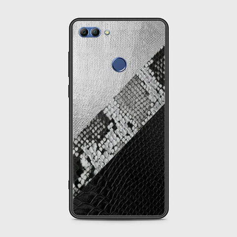 Huawei Y9 2018 Cover - Printed Skins Series - HQ Ultra Shine Premium Infinity Glass Soft Silicon Borders Case