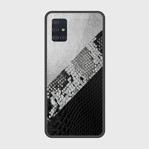 Samsung Galaxy A51 Cover - Printed Skins Series - HQ Ultra Shine Premium Infinity Glass Soft Silicon Borders Case