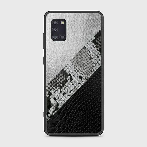 Samsung Galaxy A31 Cover - Printed Skins Series - HQ Ultra Shine Premium Infinity Glass Soft Silicon Borders Case