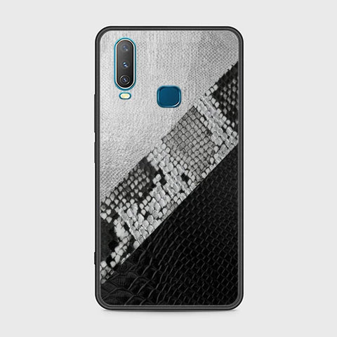 Vivo Y12 Cover - Printed Skins Series - HQ Ultra Shine Premium Infinity Glass Soft Silicon Borders Case