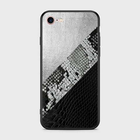 iPhone SE 2020 Cover - Printed Skins Series - HQ Ultra Shine Premium Infinity Glass Soft Silicon Borders Case