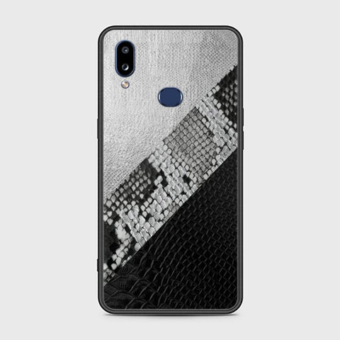 Samsung Galaxy A10s Cover - Printed Skins Series - HQ Ultra Shine Premium Infinity Glass Soft Silicon Borders Case