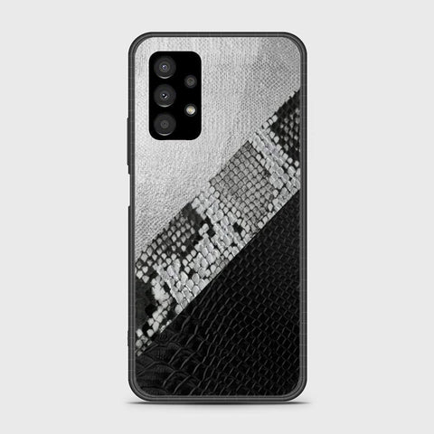 Samsung Galaxy A13 4G Cover- Printed Skins Series - HQ Ultra Shine Premium Infinity Glass Soft Silicon Borders Case