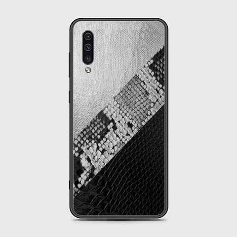 Samsung Galaxy A30s Cover - Printed Skins Series - HQ Ultra Shine Premium Infinity Glass Soft Silicon Borders Case