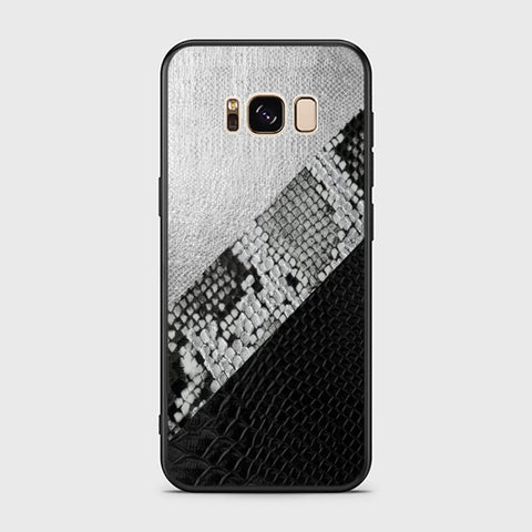 Samsung Galaxy S8 Cover - Printed Skins Series - HQ Ultra Shine Premium Infinity Glass Soft Silicon Borders Case