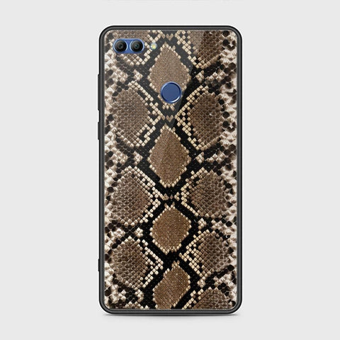 Huawei Y9 2018 Cover - Printed Skins Series - HQ Ultra Shine Premium Infinity Glass Soft Silicon Borders Case