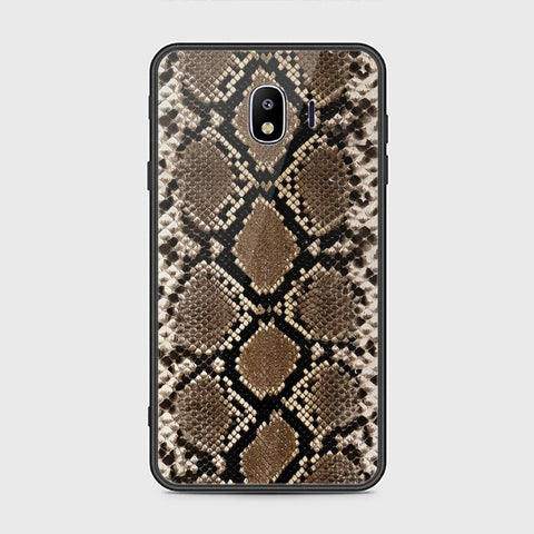 Samsung Galaxy J4 2018 Cover - Printed Skins Series - HQ Ultra Shine Premium Infinity Glass Soft Silicon Borders Case