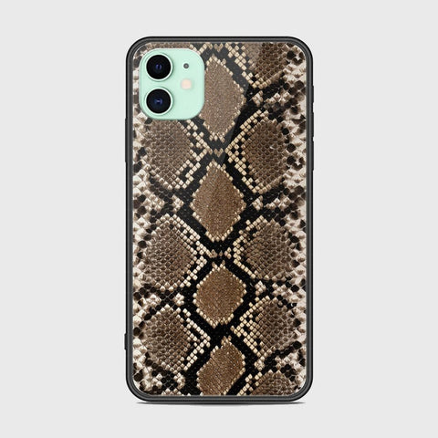 iPhone 11 Cover - Printed Skins Series - HQ Ultra Shine Premium Infinity Glass Soft Silicon Borders Case