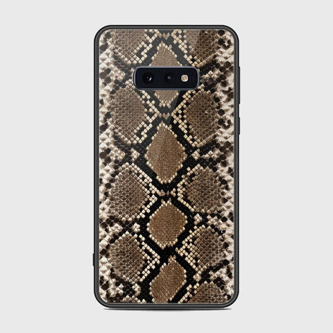 Samsung Galaxy S10e Cover - Printed Skins Series - HQ Ultra Shine Premium Infinity Glass Soft Silicon Borders Case