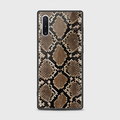 Samsung Galaxy Note 10 Plus Cover - Printed Skins Series - HQ Ultra Shine Premium Infinity Glass Soft Silicon Borders Case