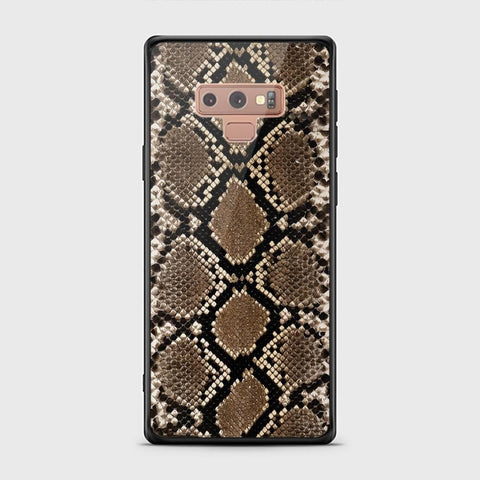 Samsung Galaxy Note 9 Cover - Printed Skins Series - HQ Ultra Shine Premium Infinity Glass Soft Silicon Borders Case