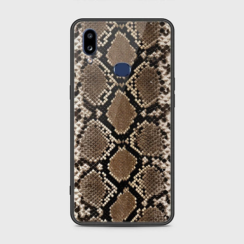 Samsung Galaxy A10s Cover - Printed Skins Series - HQ Ultra Shine Premium Infinity Glass Soft Silicon Borders Case