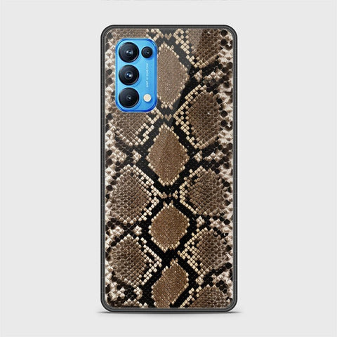 Oppo Reno 5 Pro 5G Cover - Printed Skins Series - HQ Ultra Shine Premium Infinity Glass Soft Silicon Borders Case