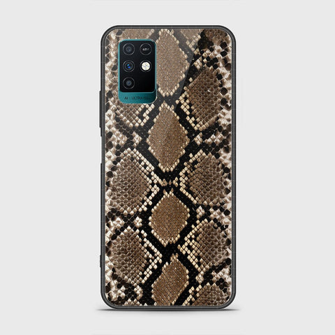 Infinix Note 10 Cover- Printed Skins Series - HQ Ultra Shine Premium Infinity Glass Soft Silicon Borders Case