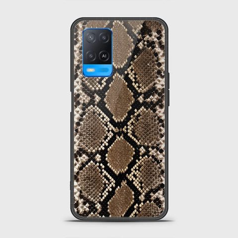 Oppo A54 4G Cover- Printed Skins Series - HQ Ultra Shine Premium Infinity Glass Soft Silicon Borders Case