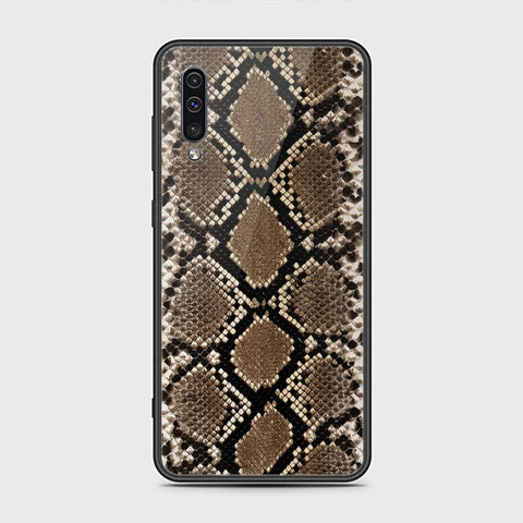 Samsung Galaxy A30s Cover - Printed Skins Series - HQ Ultra Shine Premium Infinity Glass Soft Silicon Borders Case