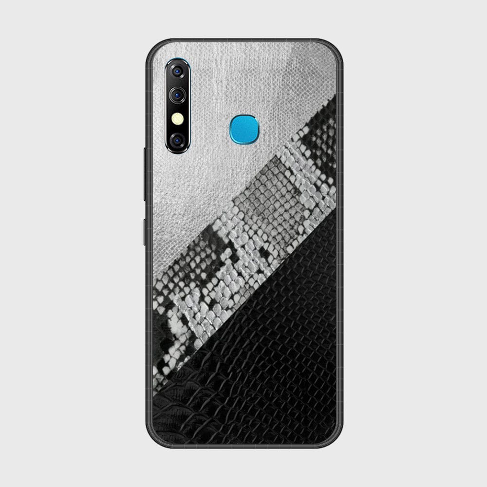 Tecno Spark 4 Cover- Printed Skins Series - HQ Ultra Shine Premium Infinity Glass Soft Silicon Borders Case (Fast Delivery)