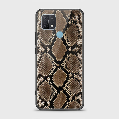 Oppo A15 Cover- Printed Skins Series - HQ Ultra Shine Premium Infinity Glass Soft Silicon Borders Case