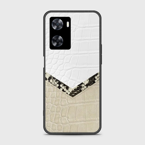 Oppo A57 4G 2022 Cover- Printed Skins Series - HQ Ultra Shine Premium Infinity Glass Soft Silicon Borders Case