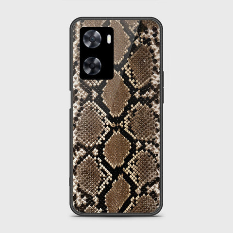 Oppo A57 4G 2022 Cover- Printed Skins Series - HQ Ultra Shine Premium Infinity Glass Soft Silicon Borders Case