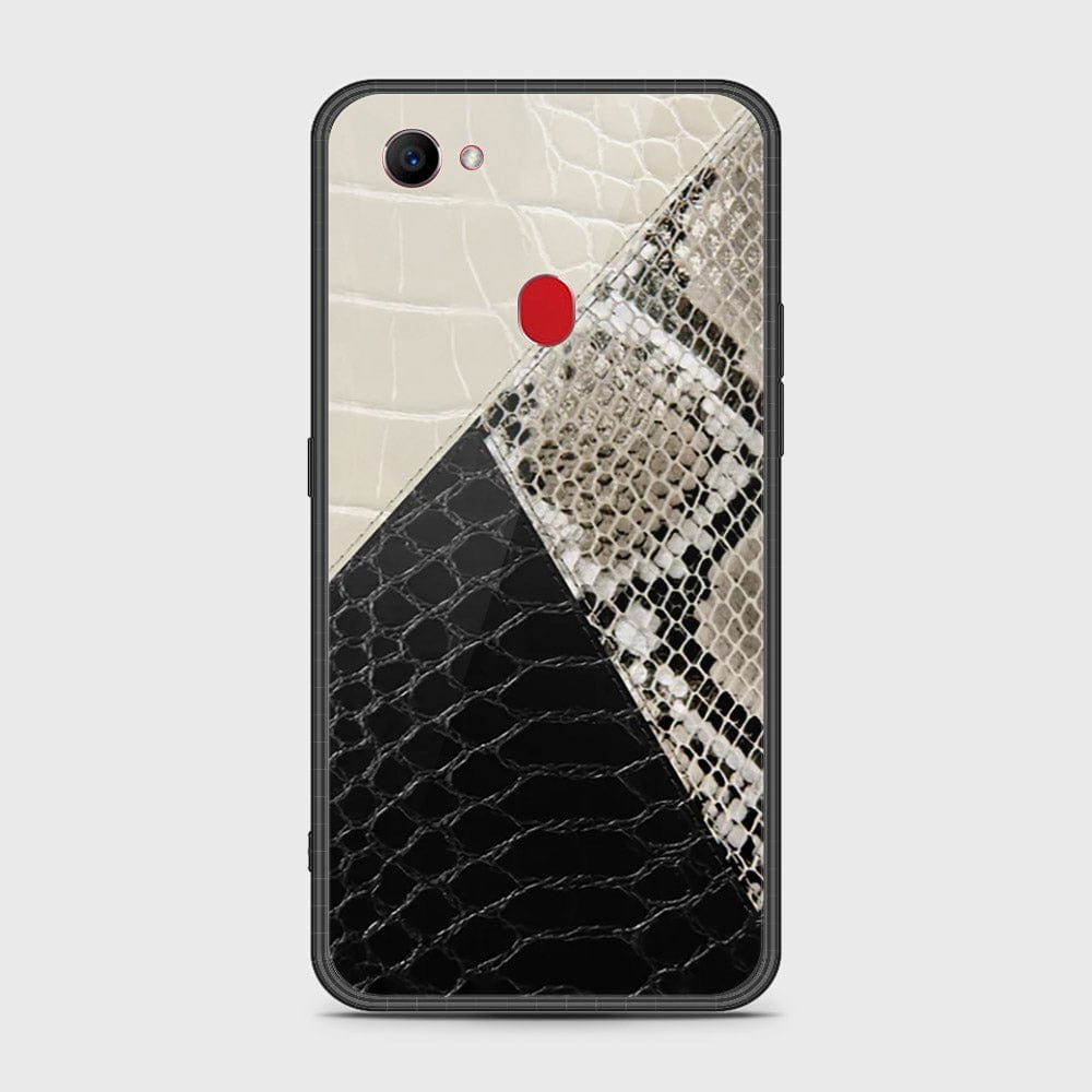 Oppo F7 Cover- Printed Skins Series - HQ Ultra Shine Premium Infinity Glass Soft Silicon Borders Case