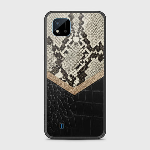 Realme C20 Cover- Printed Skins Series - HQ Ultra Shine Premium Infinity Glass Soft Silicon Borders Case