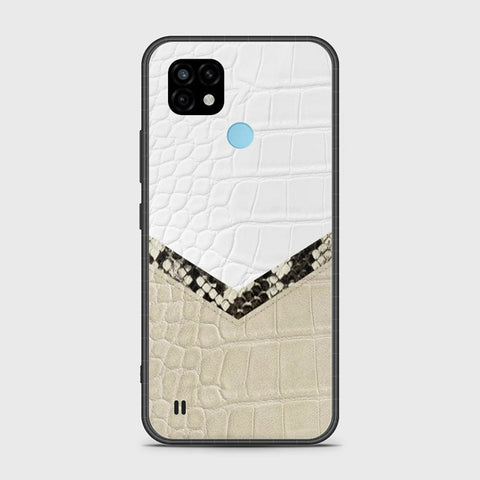 Realme C21 Cover- Printed Skins Series - HQ Ultra Shine Premium Infinity Glass Soft Silicon Borders Case