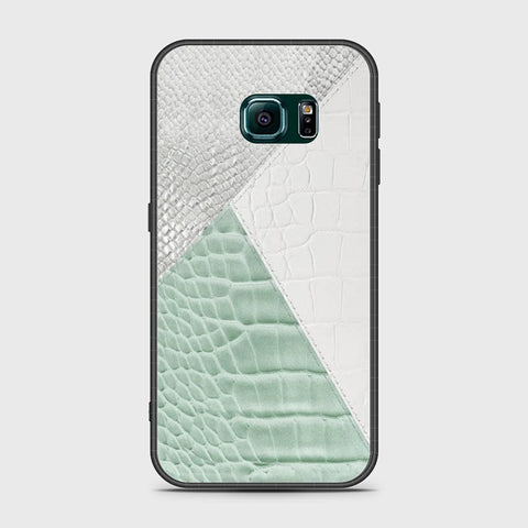 Samsung Galaxy S6 Edge Cover- Printed Skins Series - HQ Ultra Shine Premium Infinity Glass Soft Silicon Borders Case