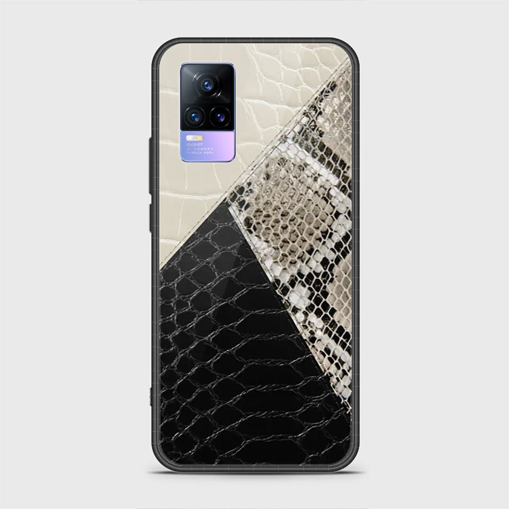 Vivo V21e Cover - Printed Skins Series - HQ Ultra Shine Premium Infinity Glass Soft Silicon Borders Case