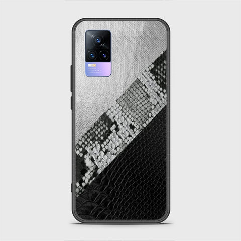 Vivo V21e Cover - Printed Skins Series - HQ Ultra Shine Premium Infinity Glass Soft Silicon Borders Case