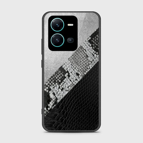 Vivo V25e Cover- Printed Skins Series - HQ Ultra Shine Premium Infinity Glass Soft Silicon Borders Case