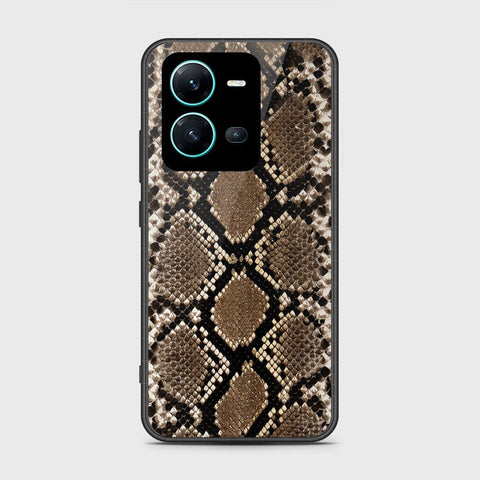 Vivo V25e Cover- Printed Skins Series - HQ Ultra Shine Premium Infinity Glass Soft Silicon Borders Case