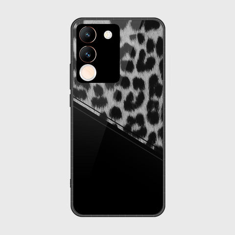 vivo V29e Cover- Printed Skins Series - HQ Ultra Shine Premium Infinity Glass Soft Silicon Borders Case