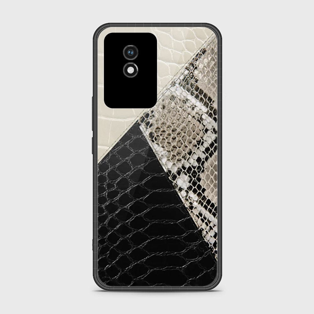 Vivo Y02A Cover- Printed Skins Series - HQ Ultra Shine Premium Infinity Glass Soft Silicon Borders Case