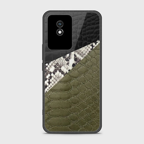 Vivo Y02A Cover- Printed Skins Series - HQ Ultra Shine Premium Infinity Glass Soft Silicon Borders Case