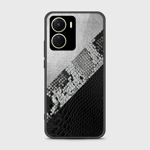 Vivo Y16 Cover- Printed Skins Series - HQ Ultra Shine Premium Infinity Glass Soft Silicon Borders Case