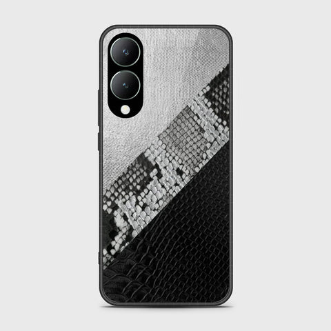 Vivo Y17s Cover- Printed Skins Series - HQ Ultra Shine Premium Infinity Glass Soft Silicon Borders Case