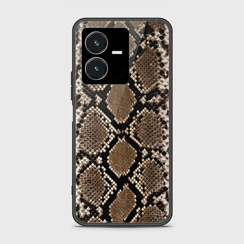 Vivo Y22s Cover- Printed Skins Series - HQ Ultra Shine Premium Infinity Glass Soft Silicon Borders Case