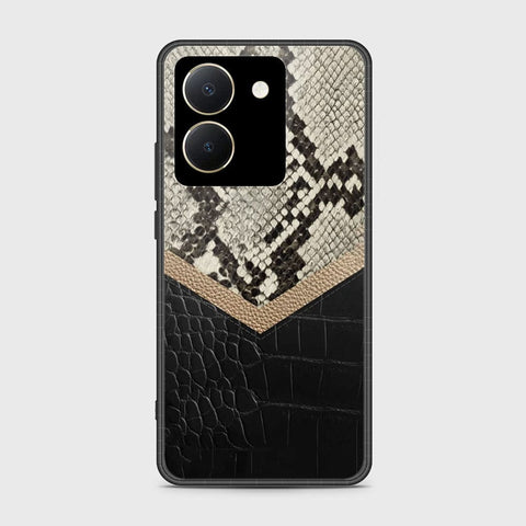 Vivo Y36 4G Cover- Printed Skins Series - HQ Ultra Shine Premium Infinity Glass Soft Silicon Borders Case