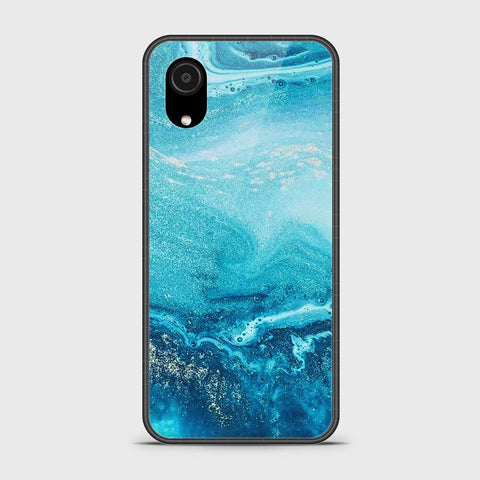 Samsung Galaxy A03 Core Cover - Mystic Marble Series - HQ Ultra Shine Premium Infinity Glass Soft Silicon Borders Case