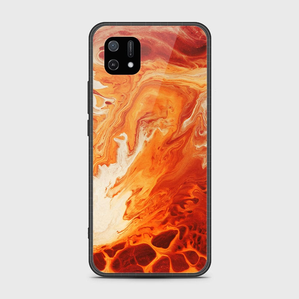 Oppo A16e Cover- Mystic Marble Series - HQ Ultra Shine Premium Infinity Glass Soft Silicon Borders Case