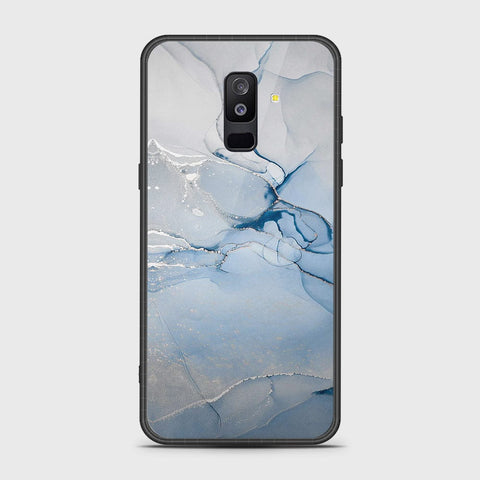 Samsung Galaxy A6 Plus 2018 Cover- Mystic Marble Series - HQ Ultra Shine Premium Infinity Glass Soft Silicon Borders Case