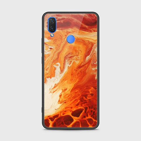 Huawei Nova 3 Cover - Mystic Marble Series - HQ Ultra Shine Premium Infinity Glass Soft Silicon Borders Case