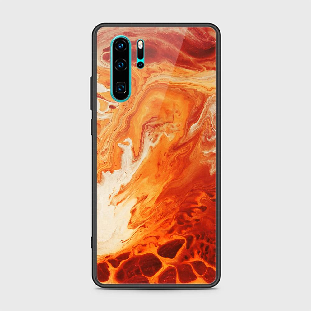 Huawei P30 Pro Cover - Mystic Marble Series - HQ Ultra Shine Premium Infinity Glass Soft Silicon Borders Case