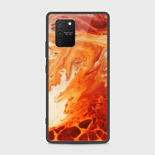 Samsung Galaxy S10 Lite Cover - Mystic Marble Series - HQ Ultra Shine Premium Infinity Glass Soft Silicon Borders Case